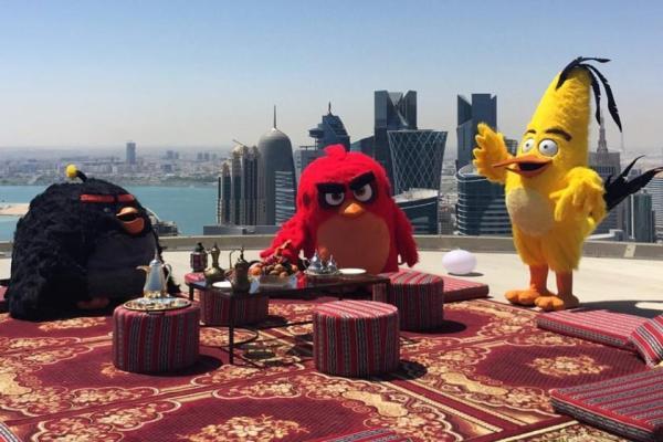 اولین پارک سرگرمی دنیای انگری بردز در قطر افتتاح شد