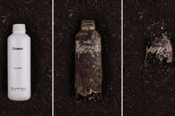 کاو؛ معرفی نخستین بطری آب زیست تخریب پذیر دنیا